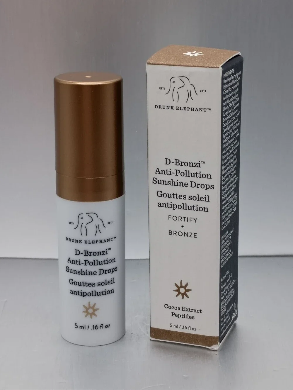 5 For $25 Item🌸 Drunk Elephant D-Bronzi Anti Pollution Sunshine Drops